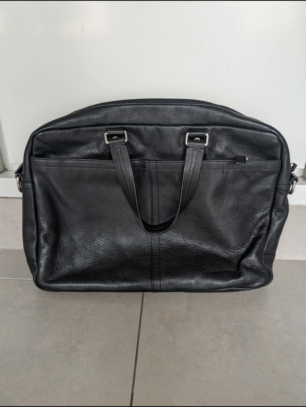 Vintage Coach Transatlantic Pebbled Leather Men's Briefcase, Great Condition